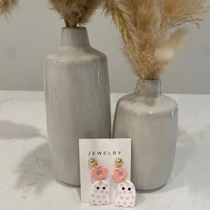 Boutique ghost Halloween costume jewelry earrings